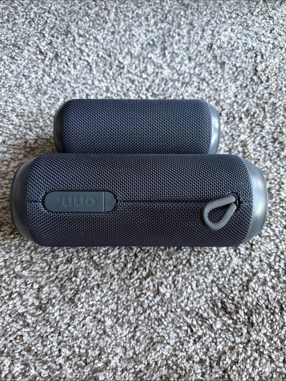 Onn Running Portable Bluetooth Speaker Duo - Dark Gray